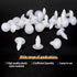 Christmas Tree Fasteners for Vapor Barrier, 1" Christmas Tree Clips, Plastic Nylon Christmas Tree Rivet Clips Retainer for Crawl Space Moisture Ba...