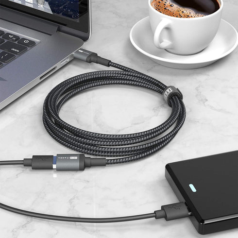ITD ITANDA USB Extension Cable 6FT USB 3.0 Extension Cord A Male to A Female Nylon Braided Material for Playstation, Xbox, Keyboard, Mouse, USB Fl...