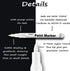 White Paint Pen, 6 Pack 0.7mm Acrylic Permanent Marker White Paint Pens for Wood Rock Plastic Leather Glass Stone Metal Canvas Ceramic Marker Extr...