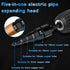 Hakkin 7PCS HVAC Repairing Set, Air Conditioner Copper Tube Expander with 5 in 1 Swaging Tool Drill Bit, Hex Shank Manual Pipe Swage Expander, Fla...