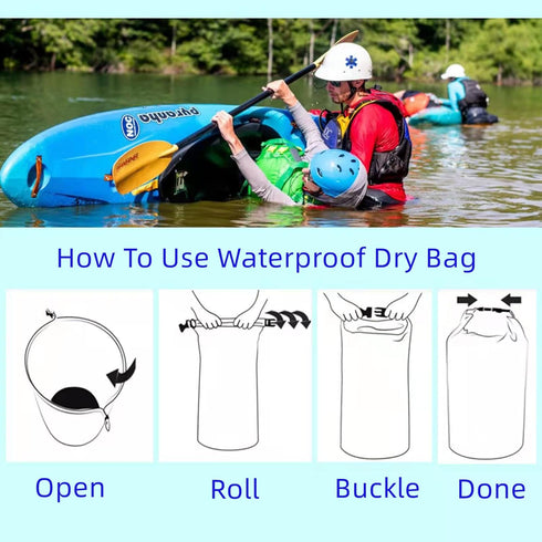 10L/20L/40L/70LWaterproof Dry Bag, Lightweight Canoe Bags Storage Bags,Dry Sacks Waterproof Bags for Kayaking Rafting Boating Hiking Camping Trave...
