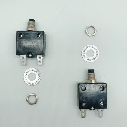 125-250V AC 35A Circuit Breaker Push Button Thermal Overload Protector Manual Reset L1 Series...