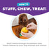 Outward Hound Dental Pineapple Dental Chew Toy and Interactive Treat Stuffer Durable Dog Toy Stuffable Dog Toy, Yellow...