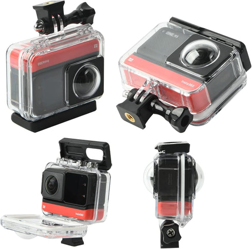 Waterproof Housing Case Compatible with Insta360 ONE RS 360 Underwater Diving Shell 60M Protective Shell...