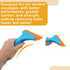 2 Pcs Universal Window Mirror Car Windshield Squeegee - Car Water Blade Water Wiper Shower Squeegee - Silicone Blue...