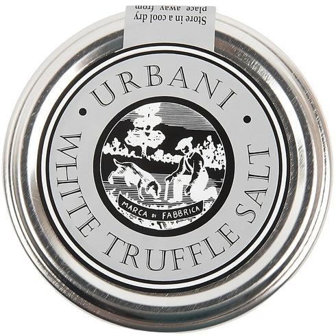Urbani Truffles White Truffle Salt 3.5 Oz - Truffle Seasoning Made with Guérande Sea Salt and Infused with Real Truffles, Gourmet Seasoning for Co...