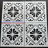 HELLATHUND 4Pcs Reusable Tile Stencils 12x12, Concrete Stencils for Patio, Large Stencils for Painting Floors, Wall Stencils for Painting (12x12in...