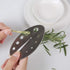 Herb Stripper Tool, Stainless Steel Herb Leaf Zipper for Kale, Chard, Collard Greens, Rosemary and Thyme...
