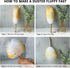 Lambs Wool Duster for Cleaning Window Blinds Computer Furniture TV Computer Screens Bookshelves Solid Wooden Handle Natural Feather Duster,16'', Y...