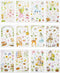 Kawaii Gardening Fairy Girl Floral Sticker Set Cute Animal Rabbit Deer Stationery Stickers Diary Book DIY Craft Arts Scrapbooking Travel Journal P...