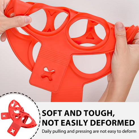 Flip Cooker Pancakes Mold?Flip N Cook Silicone Pancake Mold?Flip and Cook Pancake Maker?Silicone Pancake Molds Fried Egg Mold Reusable(2 pcs+1 bru...