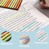 Sticky Long Tabs 6 Sheet Highlighter Tape 960 Pcs Translucent Sticky Notes Tabs for Annotating Books Bible Study Supplies...