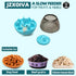 JZXOIVA Dog Treat Ball, Adjustable Dog Treat Dog Ball Dispensing Dog Toys, Interactive Food Puzzles Ball for Dogs, Pet Slow Feeder Ball...