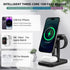 15W Fast 3 in 1 Charging Station for Apple MagSafe Charger Stand -Wireless charger for iPhone 12 13 14 15 pro max Plus for Apple Watch charger 9 8...