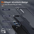 for Samsung Galaxy A15 5G Case, Full Body Heavy Duty Rugged Shockproof Protective Phone Cover with Lanyard Strap, Tempered Glass Screen Protector ...