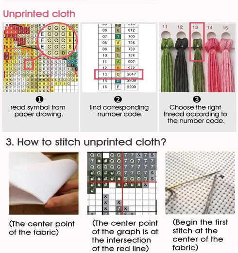 Bilrost Cross Stitch Kits for Beginners Cross Stitch Needlepoint Kits for Adults Stamped Cross Stitch Kits for Adults DIY 14CT Embroidery Patterns...