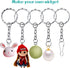 50pcs Silver Key Chain Rings Kit Flat Metal Split Key Rings with Chain and Jump Rings Key Chain Rings Accessories for Jewelry Key Rings Crafts Jew...
