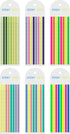 HAUTOCO 960PCS Highlighter Tape for Books, 6 Sheets Long Sticky Notes Tabs for Annotating Books, Transparent Highlighter Strips Index Flags Page M...