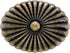 Bezelry 12 Pieces Oval Cactus Flower Metal Shank Buttons. 24mm X 19mm (Antique Brass)...