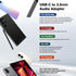 USB-C to 3.5mm Headphone Adapter for Samsung S24 S22 S23 Ultra iPhone 15 15 Pro Max Plus,Type C to Aux Audio Dongle Earphone Adapter DAC Chip for ...