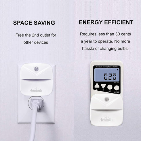 [4 Pack LED Night Lights, Nightlights with Dust-to-Dawn Light Sensor, Night Light Plug into Wall Sensor, Soft Light for Kids Adults Kitchen Hallwa...