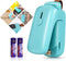 Mini Bag Sealer, ROMSTO Handheld Heat Vacuum Sealer, 2 in 1 Sealer and Cutter with Lanyard, Portable Resealer Machine for Plastic Bags Food Storag...