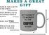 Rogue River Tactical Funny Coffee Mug My Favorite Coworker is the Maker Novelty Cup Great Gift Idea For Office Party Employee Boss Coworkers (Favo...