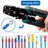 smseace Electrical crimping tool Wire crimper,stripper and cutterfor insulated/Bare/Heat Shrink connectors(22-10 AWG) Multifunctional stripping cr...