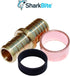 SharkBite 3/8 Inch Crimp Polybutylene Adapter, Pack of 10, Brass Plumbing Fittings, PEX Pipe, UC4006LF...