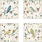 CoasterStone Bird's Gem Absorbent Coasters, 4-1/4-Inch, Set of 4...