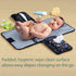Portable Changing Pad - Waterproof Travel Baby Diaper Changing Pad, Mat Foldable, Wipes Pocket, Gifts...