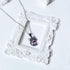 Black Cat Necklace Cute Cat Necklace Rhinestone Heart Necklace Cat Heart Necklace Jewelry for Women and Teen Girls...