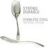 Large Buffet Serving Spoons - MIJIG Set of 2 Custom Designed Mirror-Polished Stainless-Steel Utensil Set for Homes, Hotels & Party Planners – Dinn...