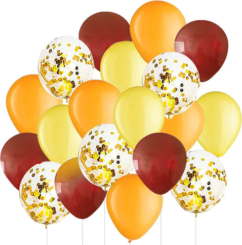 Fall Bridal Shower Decorations/Fall Wedding/Engagement Fall Bachelorette Party Decorations Burgundy Orange/Thanksgiving/Fall In Love Balloons Burg...