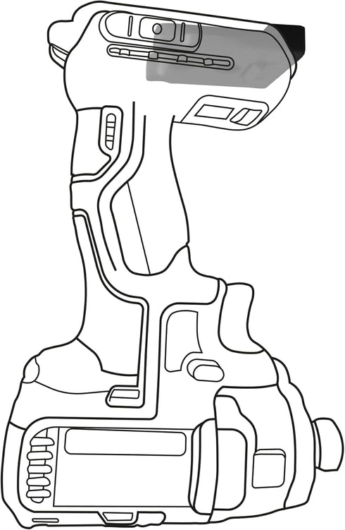 StealthMounts Locking DeWalt Tool Holder 4 Pack of DeWalt Tool Hanger | DeWalt Tool Holder Wall Mount | DeWalt Tool Storage | DeWalt Drill Holder ...