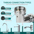 2 Pack 1440° Swivel Faucet Extender Sink Aerator 2 Mode Splash Water Filter Extension Kitchen Bathroom 360° Rotatable Spray Attachment Multifuncti...