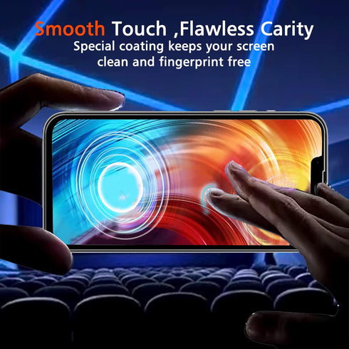 Ferilinso 3 Pack Screen Protector for iPhone 14 / iPhone 13 with 2 Pack Tempered Glass Camera Lens Protector Phone Case Friendly Ultra Accessories...