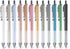 0.7mm Gel Pens Retractable Cute Black Ink Pens with Silicone Grip Smooth Writing Suitable for Note-taking, Sketching, Drawing (Silver clip 12 pcs)...
