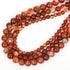 Red Striped Agate 6mm Round Beads, 60 Pcs Natural Stone Gemstone Beads for Jewelry Making, DIY Crafts, Bracelets, Necklaces, and Earrings...