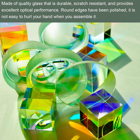 YOKIVE 2 Pcs Double Concave Lens, Clear Glass Optical Lenses | Make Telescope, Great for Photography, Optical Instruments Use (Clear, 75mm Focal L...