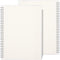 RETTACY Blank Journal Notebook 2-Pack - B5 Blank Spiral Notebook with 160 Pages per Pack, 100 GSM Premium Acid-Free Paper, Sketch Book for Drawing...