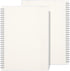RETTACY Blank Journal Notebook 2-Pack - B5 Blank Spiral Notebook with 160 Pages per Pack, 100 GSM Premium Acid-Free Paper, Sketch Book for Drawing...