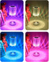Crystal Diamond Table Lamp, Touch Control Crystal Lamp with 16 Colors,RGB Night Light with USB & Remote Control, LED Rechargeable Lamp for Bedroom...