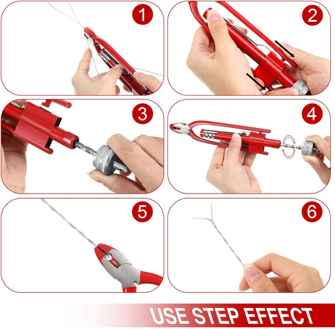 Aircraft Safety Wire Twisting Plier, Metal Twisting Tool with 10-meter 0.5 mm Wire, Lock Twister Safety Wire Plier for Auto Industry Aircraft (9 I...