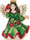 Mill Hill Angel with Cardinal Beaded Counted Christmas Holiday Cross Stitch Kit 2016 Jim Shore Winter Series JS201615...