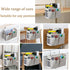 Bedside Caddy, Bedside Hanging Storage Organizer for College Dorm Bed, Bunk and Hospital Beds, Can be Placed Magazine, Books, Phones,Keys, kettle,...
