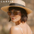 CARFIA Retro Polarized Sunglasses for Women Small and Medium Face UV Protection, Handcrafted Acetate Frame Sunnies CA5285...