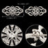 EVER FAITH Art Deco Bridal Brooch Clear Austrian Crystal Silver-Tone...