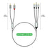 Lightning to RCA Audio Aux Cable, USB C to 2 RCA Audio Cable, RCA to 3.5mm Cable Compatible with Lightning USB C 3.5mm, for Home Theater, Speaker,...