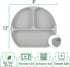 Mr. Pen- Silicone Suction Plates for Toddlers, Baby, Kids, with Suction...